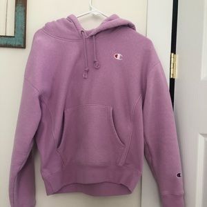 urban outfitters lavender champion hoodie!
